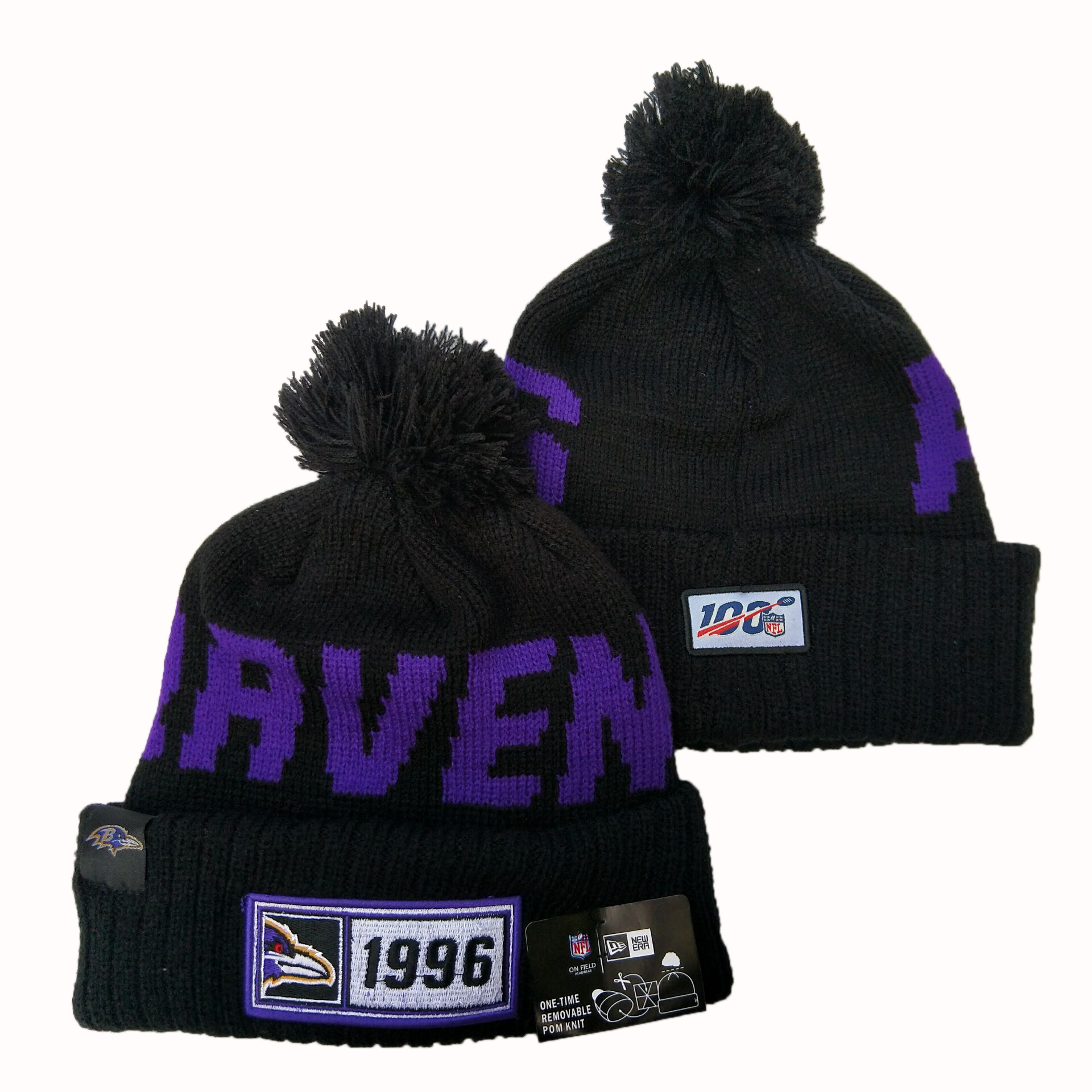 Baltimore Ravens Knit Hats 041